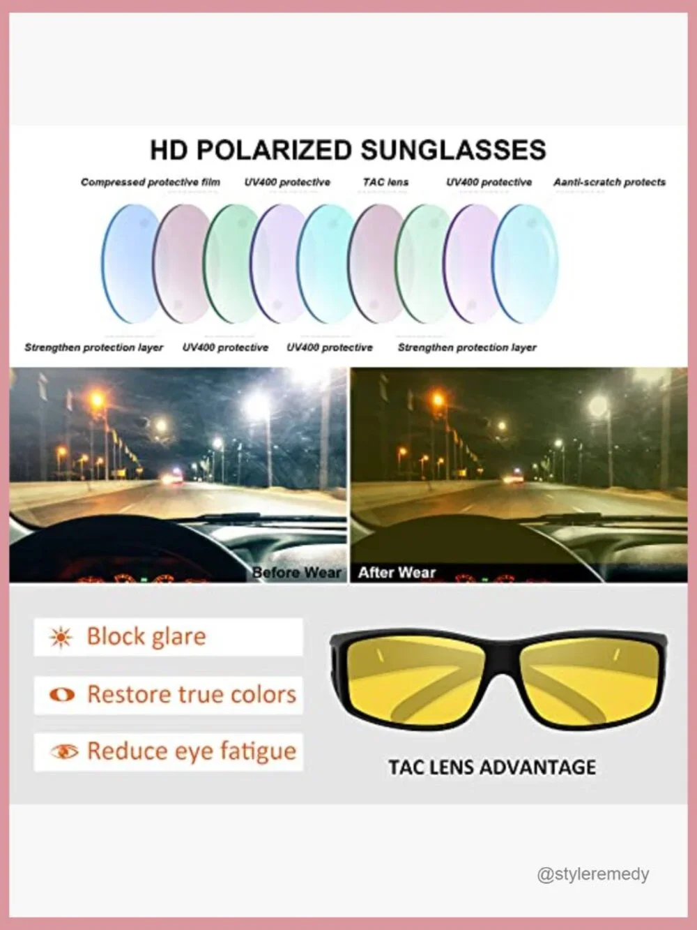 Fit Over Glasses Sunglasses Polarized UV400 Protection Wrap Around